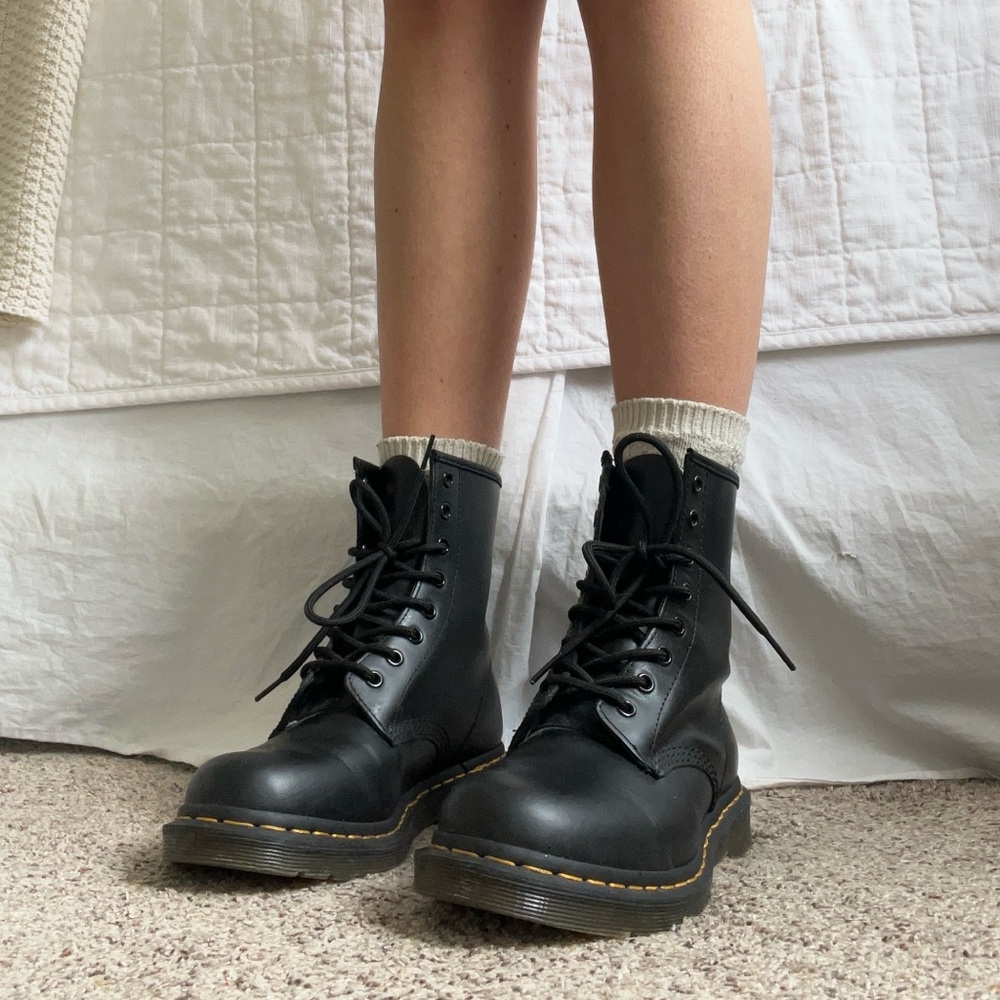 Dr. Martens Black Combat Boots